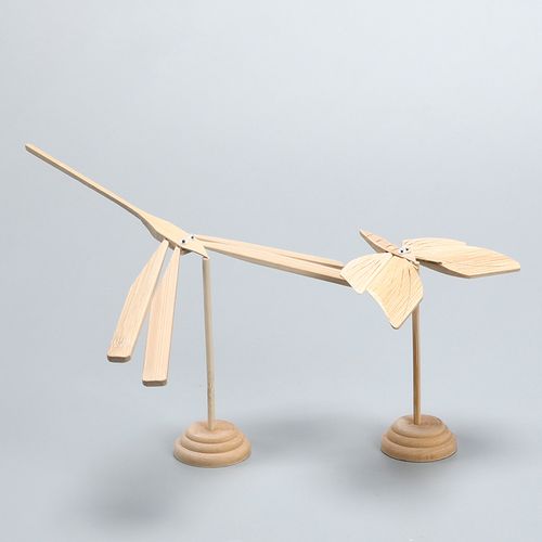 手工手工制制作平衡竹蜻蜓创意旅游工艺品摆件装饰竹编